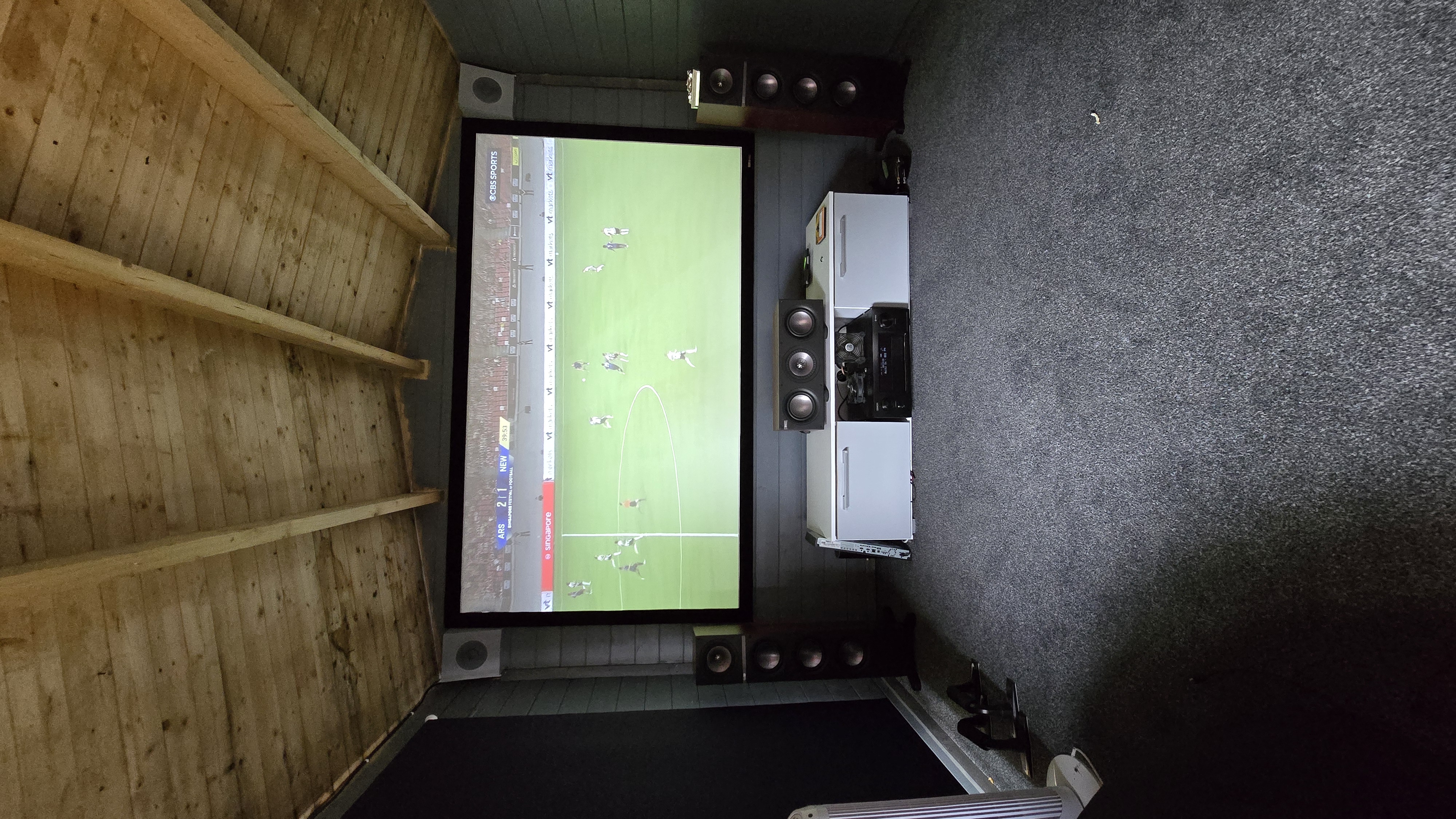 Watching in my man cave RG